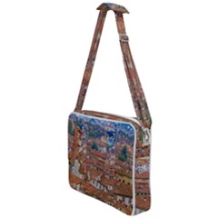 Lucca Historic Center Aerial View Cross Body Office Bag