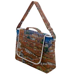 Lucca Historic Center Aerial View Box Up Messenger Bag by dflcprintsclothing