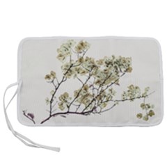 Photo Illustration Flower Over White Background Pen Storage Case (s)