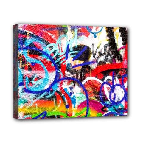 Crazy Grafitti Canvas 10  X 8  (stretched) by essentialimage