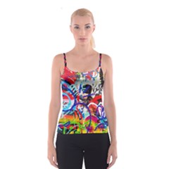 Crazy Grafitti Spaghetti Strap Top by essentialimage