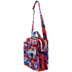 Crazy Grafitti Crossbody Day Bag by essentialimage