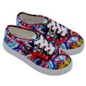 Crazy Grafitti Kids  Classic Low Top Sneakers View3