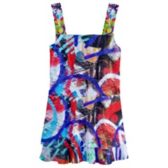 Crazy Grafitti Kids  Layered Skirt Swimsuit by essentialimage