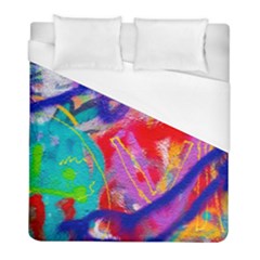 Crazy Graffiti Duvet Cover (full/ Double Size) by essentialimage