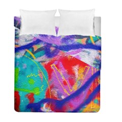 Crazy Graffiti Duvet Cover Double Side (full/ Double Size) by essentialimage