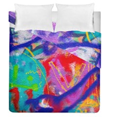 Crazy Graffiti Duvet Cover Double Side (queen Size) by essentialimage