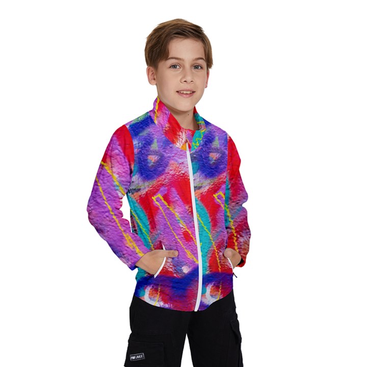 Crazy Graffiti Kids  Windbreaker