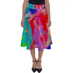 Crazy Graffiti Perfect Length Midi Skirt by essentialimage