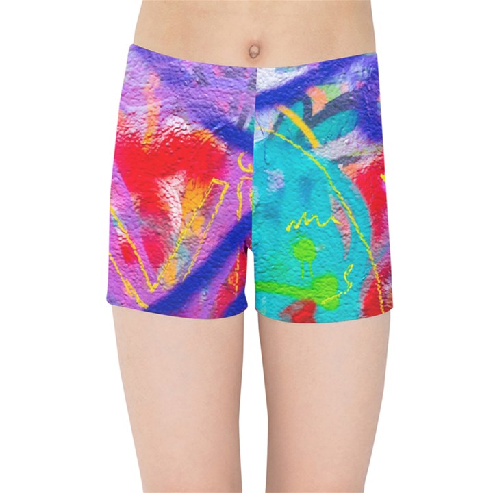 Crazy Graffiti Kids  Sports Shorts