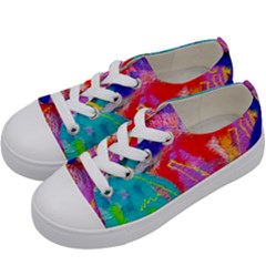 Crazy Graffiti Kids  Low Top Canvas Sneakers by essentialimage