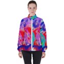 Crazy Graffiti Women s High Neck Windbreaker View1