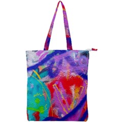 Crazy Graffiti Double Zip Up Tote Bag by essentialimage