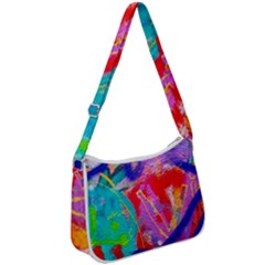 Crazy Graffiti Zip Up Shoulder Bag by essentialimage