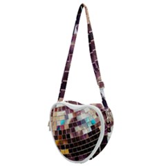 Disco Ball Heart Shoulder Bag