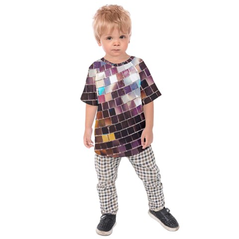 Disco Ball Kids  Raglan Tee by essentialimage