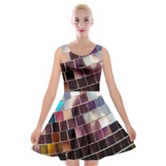 Disco Ball Velvet Skater Dress by essentialimage