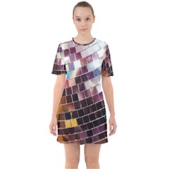 Disco Ball Sixties Short Sleeve Mini Dress by essentialimage