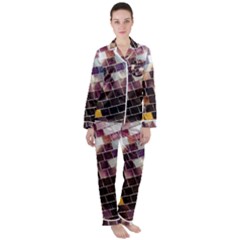 Disco Ball Satin Long Sleeve Pyjamas Set by essentialimage