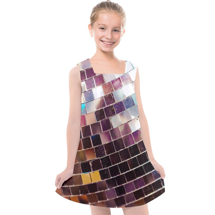 Disco Ball Kids  Cross Back Dress