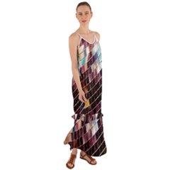 Disco Ball Cami Maxi Ruffle Chiffon Dress by essentialimage