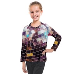 Disco Ball Kids  Long Mesh Tee