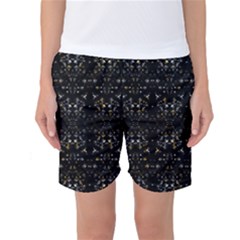 Fancy Ethnic Print Women s Basketball Shorts