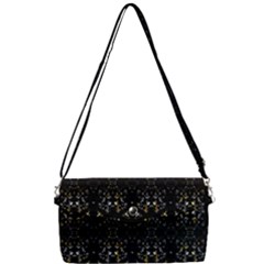 Fancy Ethnic Print Removable Strap Clutch Bag