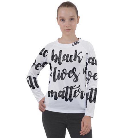 Black Lives Matter Women s Long Sleeve Raglan Tee by Valentinaart