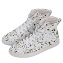 Square Motif Abstract Geometric Pattern Women s Hi-Top Skate Sneakers View2