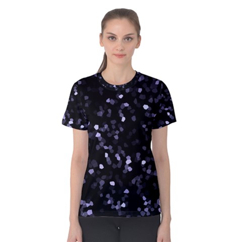 Square Motif Abstract Geometric Pattern 2 Women s Cotton Tee by dflcprintsclothing