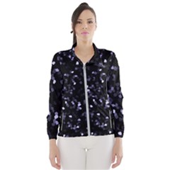 Square Motif Abstract Geometric Pattern 2 Women s Windbreaker