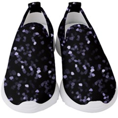 Square Motif Abstract Geometric Pattern 2 Kids  Slip On Sneakers by dflcprintsclothing