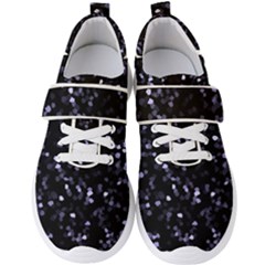 Square Motif Abstract Geometric Pattern 2 Men s Velcro Strap Shoes by dflcprintsclothing