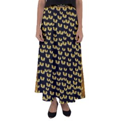 Free Peace Frangipani In Plumeria Freedom Flared Maxi Skirt by pepitasart