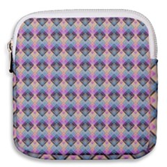 Pink And Blue Mini Square Pouch by Sparkle