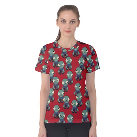 Zombie Virus Women s Cotton Tee by helendesigns