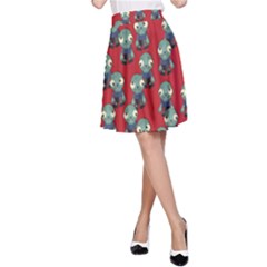 Zombie Virus A-line Skirt