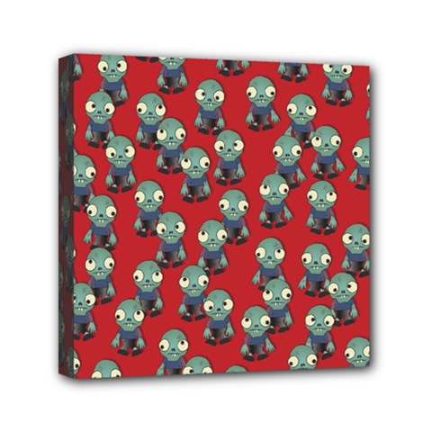 Zombie Virus Mini Canvas 6  X 6  (stretched) by helendesigns