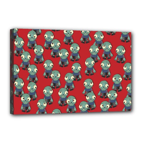 Zombie Virus Canvas 18  X 12  (stretched) by helendesigns