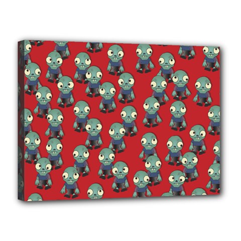 Zombie Virus Canvas 16  X 12  (stretched) by helendesigns