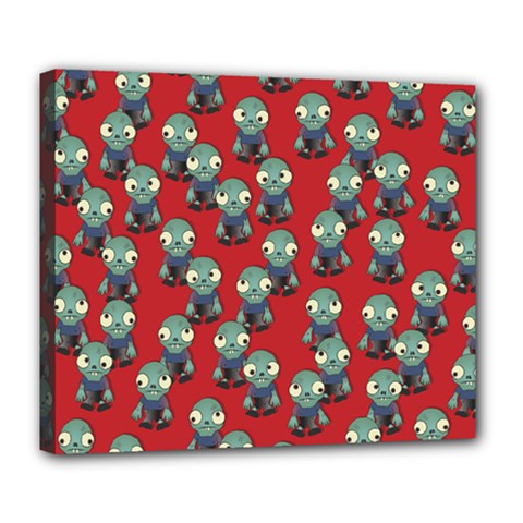 Zombie Virus Deluxe Canvas 24  X 20  (stretched) by helendesigns