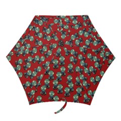 Zombie Virus Mini Folding Umbrellas by helendesigns