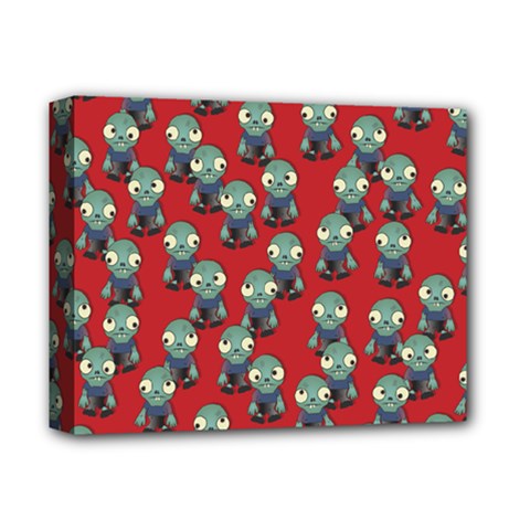 Zombie Virus Deluxe Canvas 14  X 11  (stretched) by helendesigns