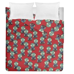 Zombie Virus Duvet Cover Double Side (queen Size) by helendesigns