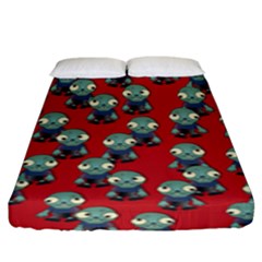 Zombie Virus Fitted Sheet (king Size) by helendesigns