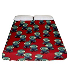 Zombie Virus Fitted Sheet (california King Size) by helendesigns