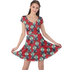 Zombie Virus Cap Sleeve Dress by helendesigns