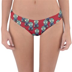 Zombie Virus Reversible Hipster Bikini Bottoms by helendesigns