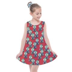 Zombie Virus Kids  Summer Dress by helendesigns